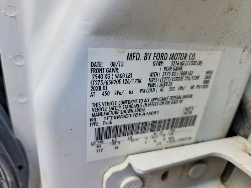 Продаж на аукціоні авто 2014 Ford F350, vin: 1FT8W3BT7EEA15051, номер лоту: 55420666