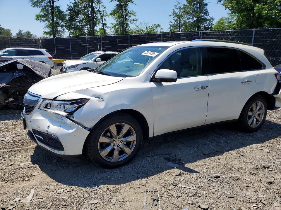 53936566 :رقم المزاد ، 5FRYD4H8XEB032664 vin ، 2014 Acura Mdx مزاد بيع