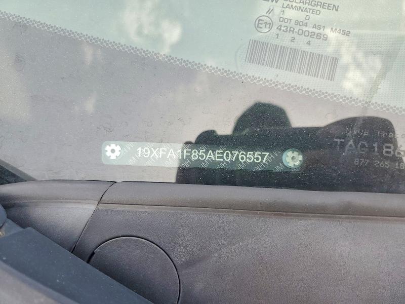 Aukcja sprzedaży 2010 Honda Civic, vin: 19XFA1F85AE076557, numer aukcji: 52211306