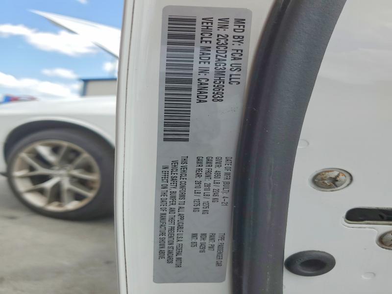Продажа на аукционе авто 2021 Dodge Challenger, vin: 2C3CDZAG3MH596938, номер лота: 53277776