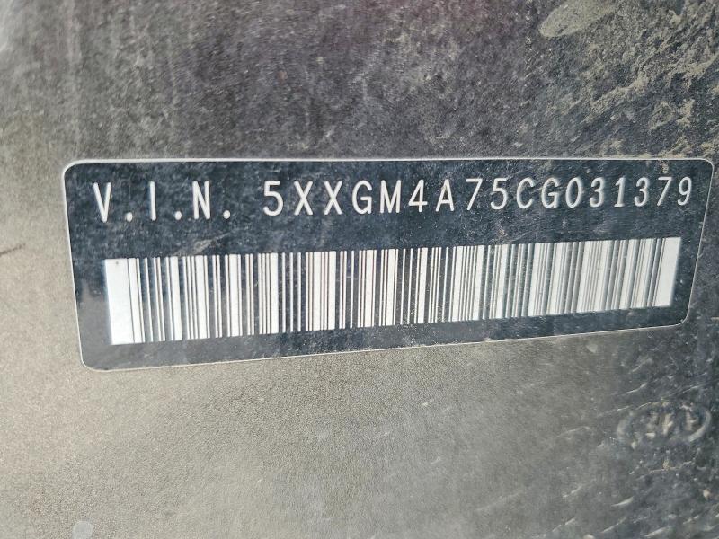 52245306 :رقم المزاد ، 5XXGM4A75CG031379 vin ، 2012 Kia Optima مزاد بيع