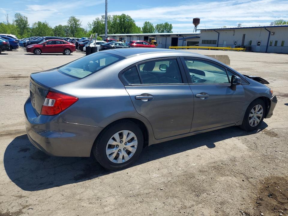 54387716 :رقم المزاد ، 19XFB2F57CE391792 vin ، 2012 Honda Civic مزاد بيع