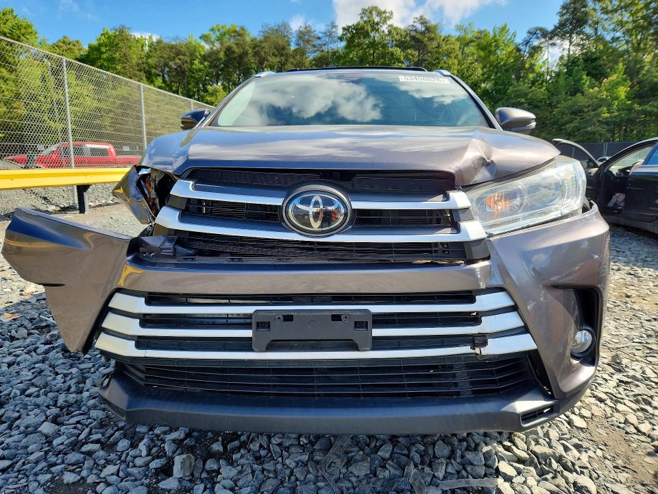 2019 Toyota Highlander მანქანა იყიდება აუქციონზე, vin: 5TDKZRFH5KS324044, აუქციონის ნომერი: 53458026