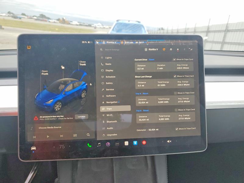 2023 Tesla Model Y მანქანა იყიდება აუქციონზე, vin: 7SAYGDEE4PF855275, აუქციონის ნომერი: 51470796