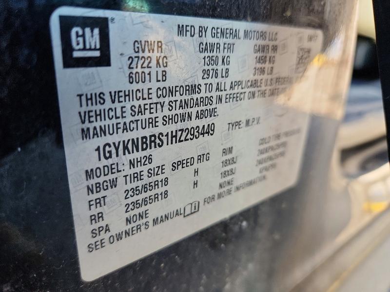 Продажа на аукционе авто 2017 Cadillac Xt5, vin: 1GYKNBRS1HZ293449, номер лота: 53654886