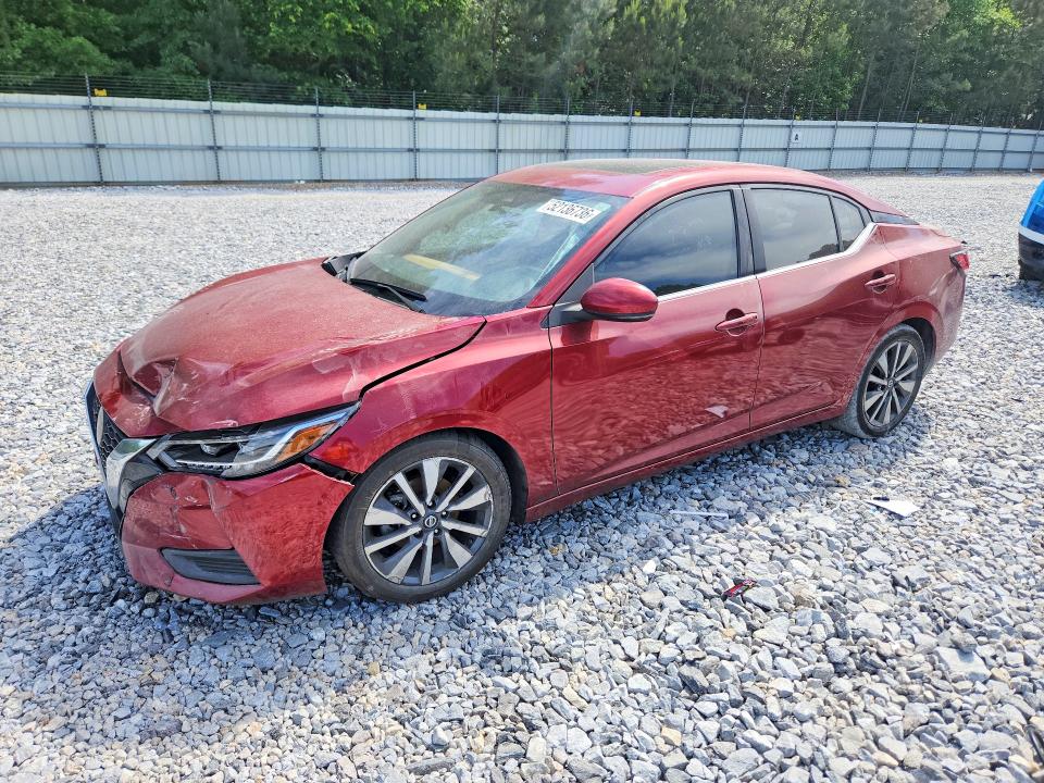52136736 :رقم المزاد ، 3N1AB8CVXLY296744 vin ، 2020 Nissan Sentra مزاد بيع
