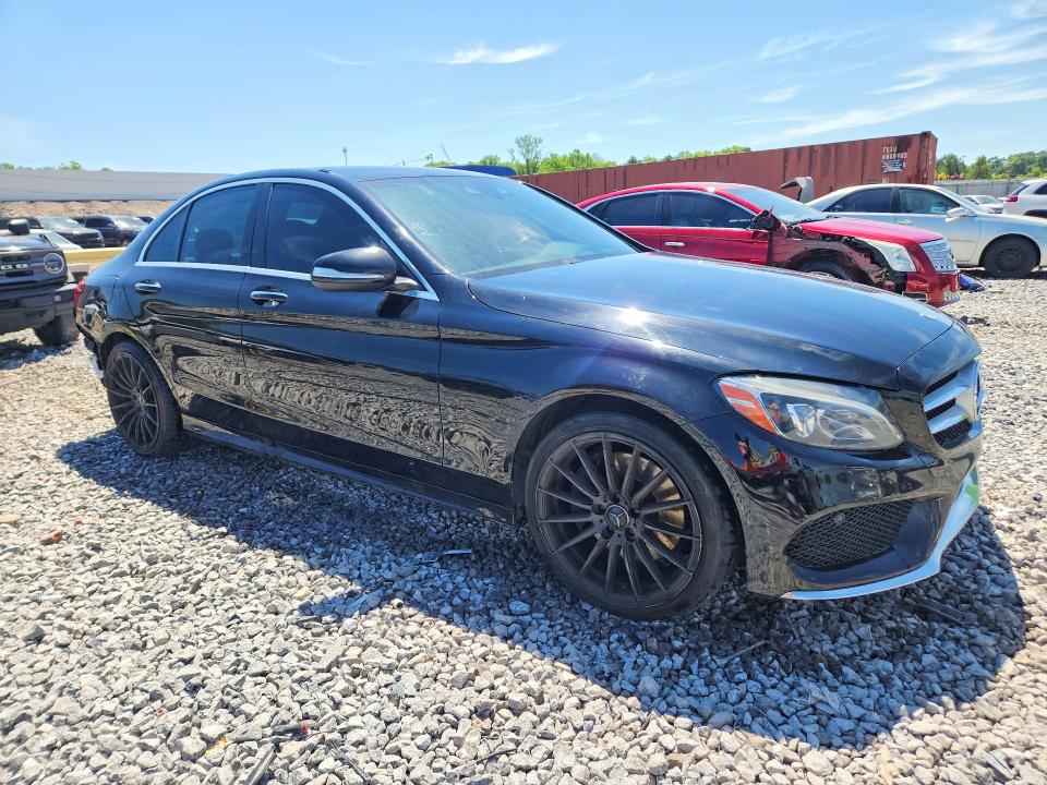 2015 Mercedes-benz C მანქანა იყიდება აუქციონზე, vin: 55SWF4KB4FU013129, აუქციონის ნომერი: 52085786