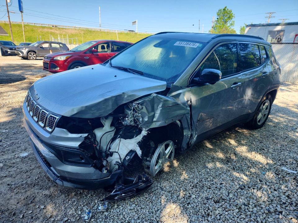 2023 Jeep Compass მანქანა იყიდება აუქციონზე, vin: 3C4NJDBN6PT547970, აუქციონის ნომერი: 55138476