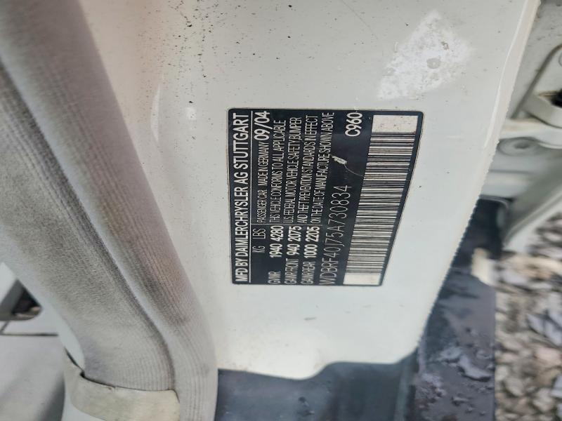 Продаж на аукціоні авто 2005 Mercedes-benz 230c, vin: WDBRF40J75A730834, номер лоту: 54942386