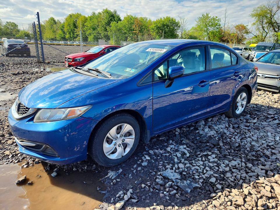 Auction sale of the 2015 Honda Civic, vin: 19XFB2F53FE205296, lot number: 52458896