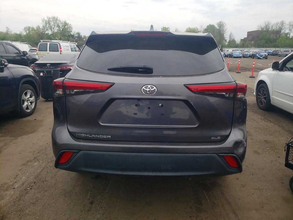 51835236 :رقم المزاد ، 5TDGZRAH1NS550678 vin ، 2022 Toyota Highlander مزاد بيع