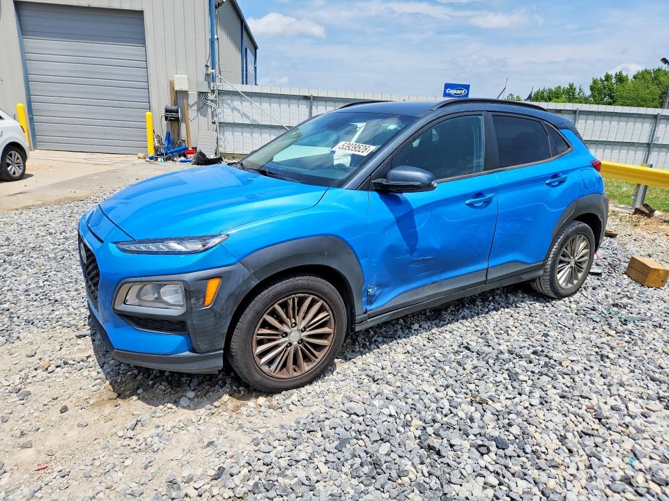 2020 Hyundai Kona მანქანა იყიდება აუქციონზე, vin: KM8K22AA9LU502455, აუქციონის ნომერი: 53939526