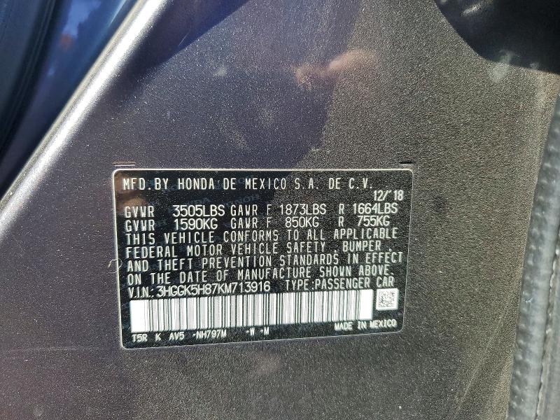 51912676 :رقم المزاد ، 3HGGK5H87KM713916 vin ، 2019 Honda Fit مزاد بيع