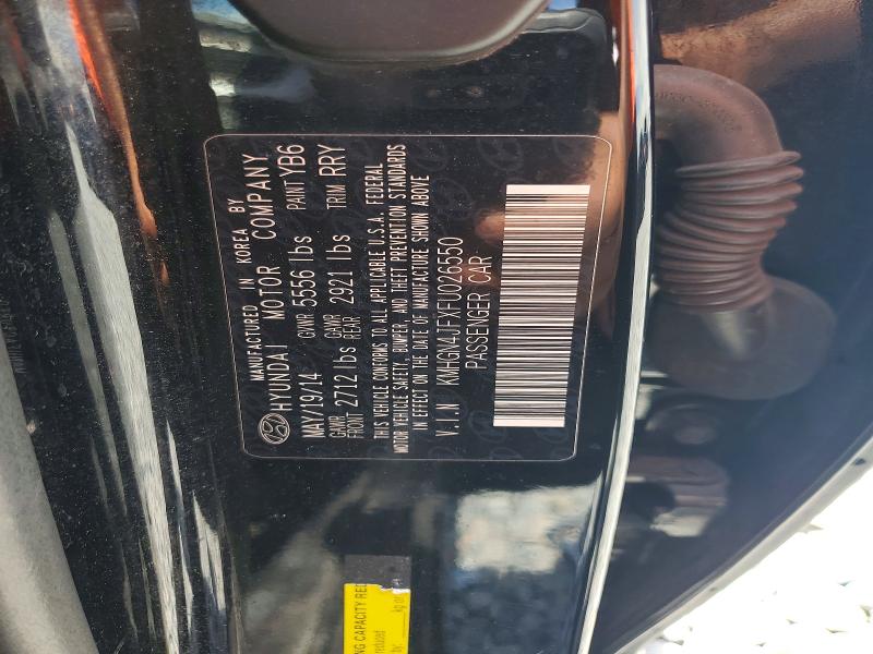 Aukcja sprzedaży 2015 Hyundai Genesis, vin: KMHGN4JFXFU026550, numer aukcji: 55336316