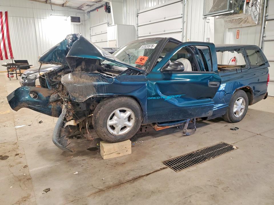 52839976 :رقم المزاد ، 1B7FL26X0WS633788 vin ، 1998 Dodge Dakota مزاد بيع