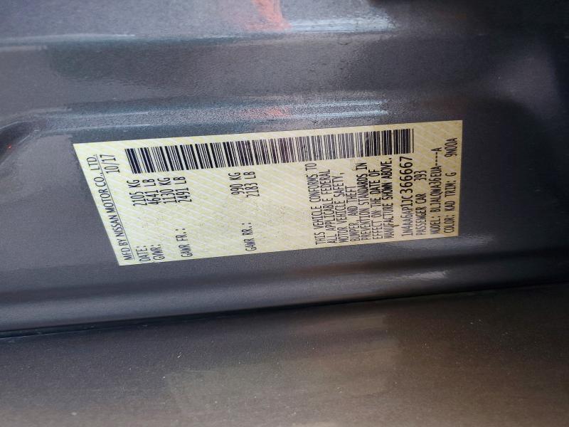 Aukcja sprzedaży 2018 Nissan Maxima, vin: 1N4AA6AP1JC366667, numer aukcji: 53128806