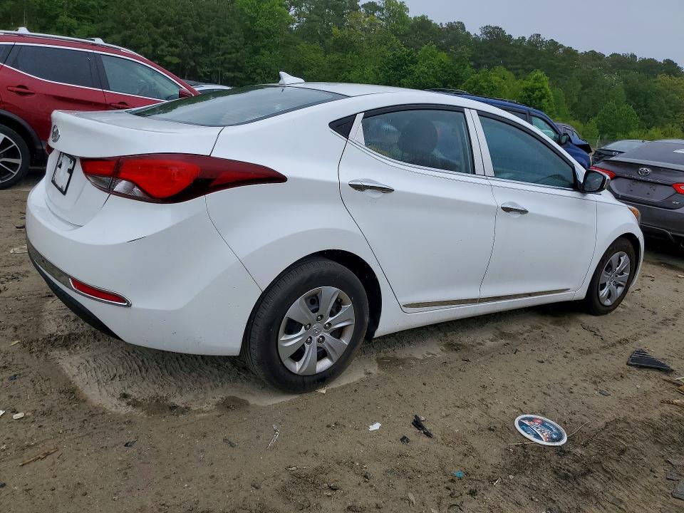 2016 Hyundai Elantra მანქანა იყიდება აუქციონზე, vin: 5NPDH4AE3GH666326, აუქციონის ნომერი: 52098746