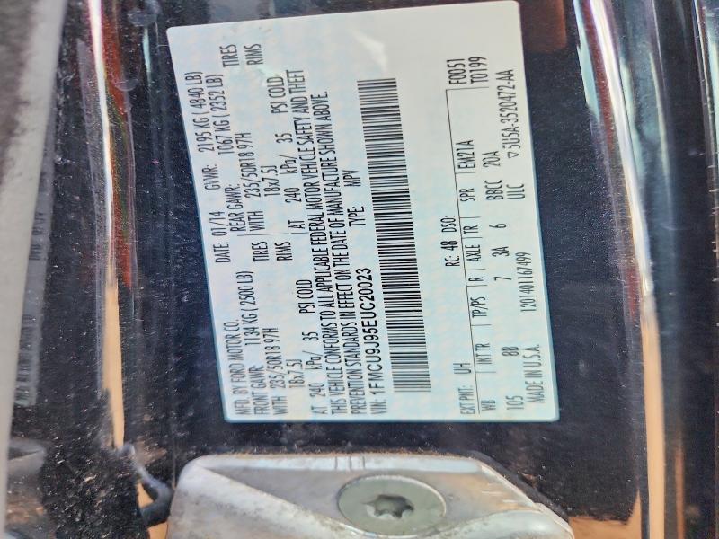 Aukcja sprzedaży 2014 Ford Escape, vin: 1FMCU9J95EUC20023, numer aukcji: 53280636