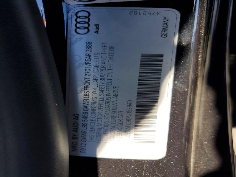 Продажа на аукционе авто 2013 Audi A7, vin: WAUYGAFC9DN053940, номер лота: 53406406
