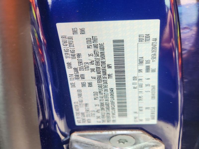 53036846 :رقم المزاد ، 1FMCU9GX8FUA96949 vin ، 2015 Ford Escape مزاد بيع