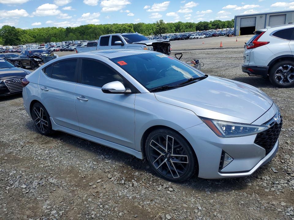 Продаж на аукціоні авто 2019 Hyundai Elantra, vin: KMHD04LB2KU841119, номер лоту: 52992866