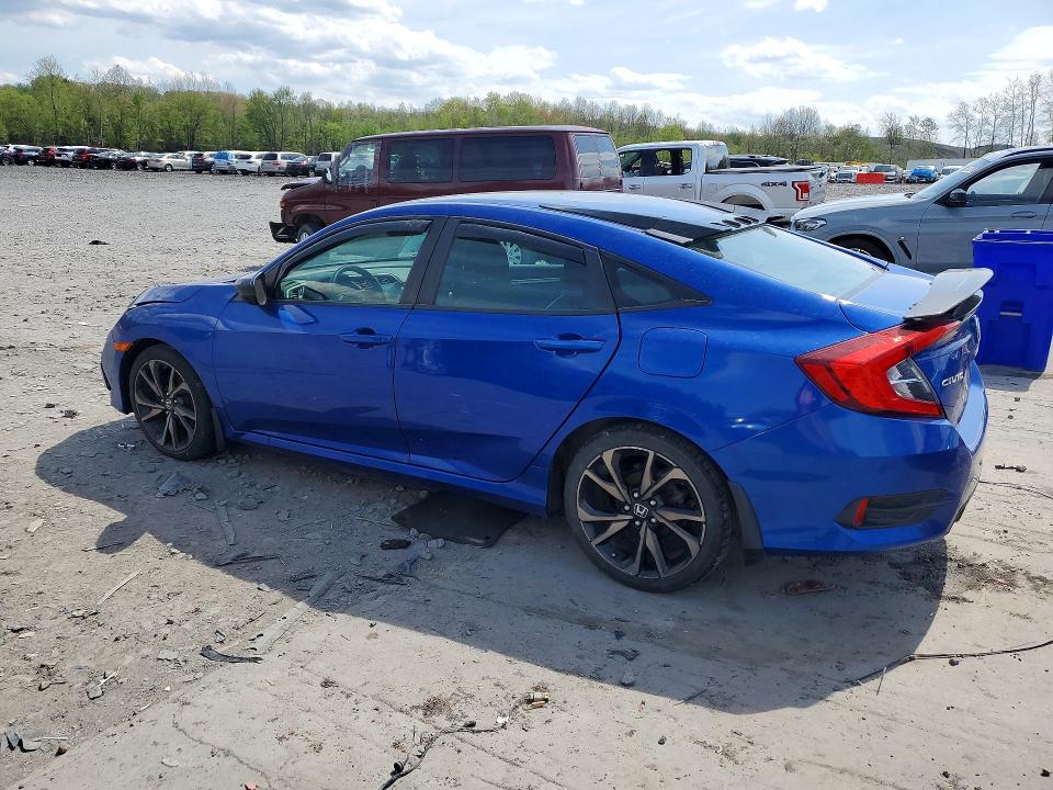 2020 Honda Civic მანქანა იყიდება აუქციონზე, vin: 2HGFC2F85LH581992, აუქციონის ნომერი: 52406486