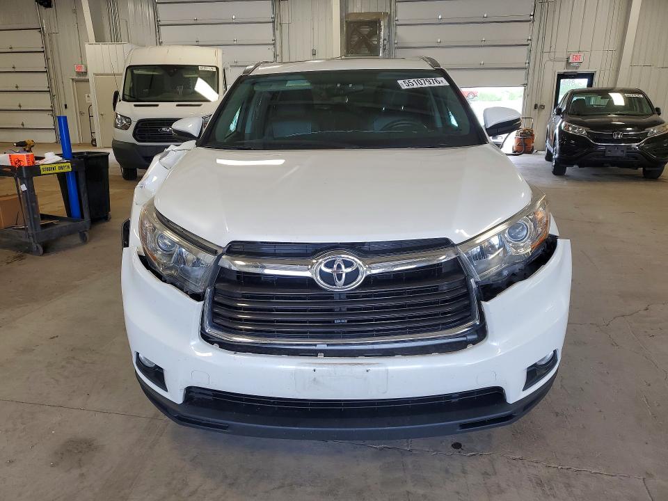 Продажа на аукционе авто 2015 Toyota Highlander, vin: 5TDJKRFH3FS131705, номер лота: 55107976