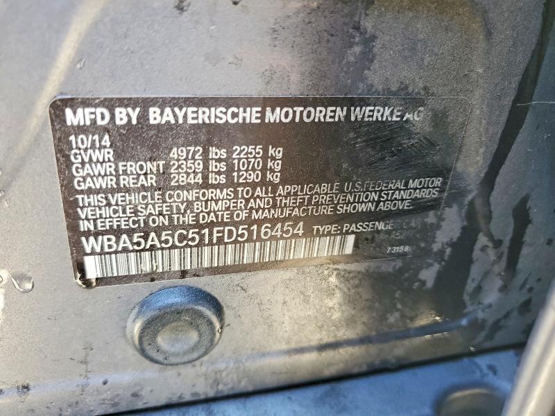 Продажа на аукционе авто 2015 Bmw 528, vin: WBA5A5C51FD516454, номер лота: 51911016