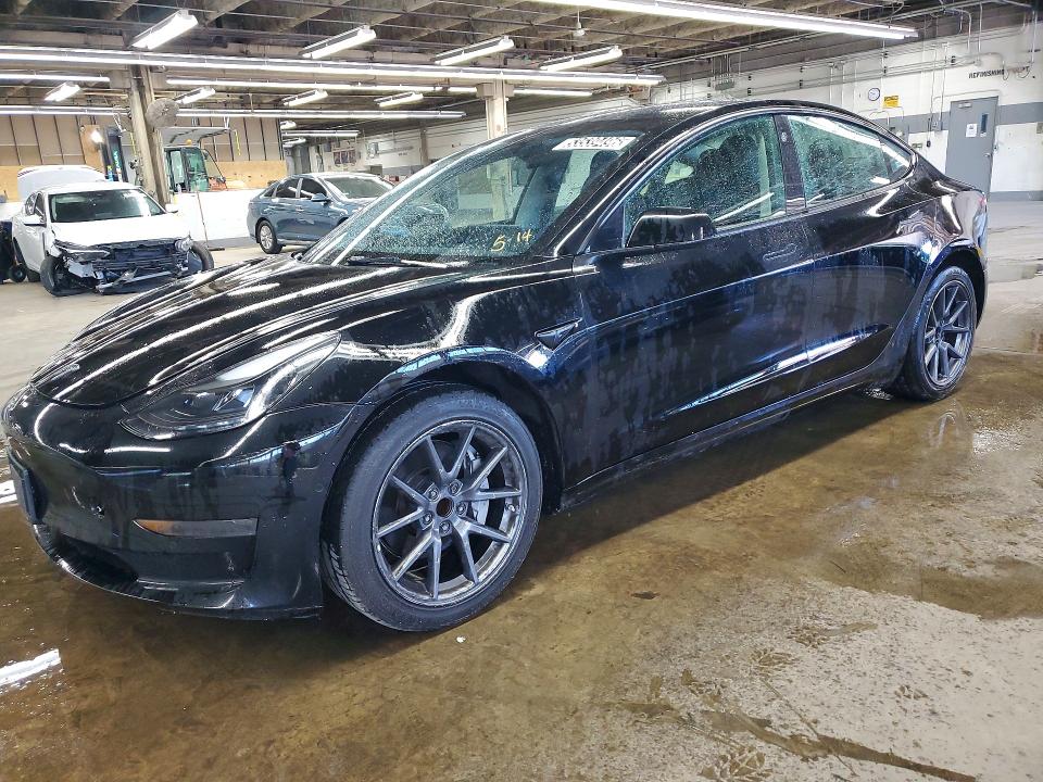 53539496 :رقم المزاد ، 5YJ3E1EA5NF287513 vin ، 2022 Tesla Model 3 مزاد بيع