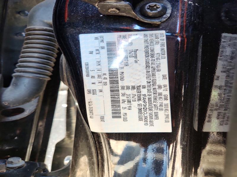 Продажа на аукционе авто 2012 Ford Focus, vin: 1FAHP3H20CL390810, номер лота: 53976616