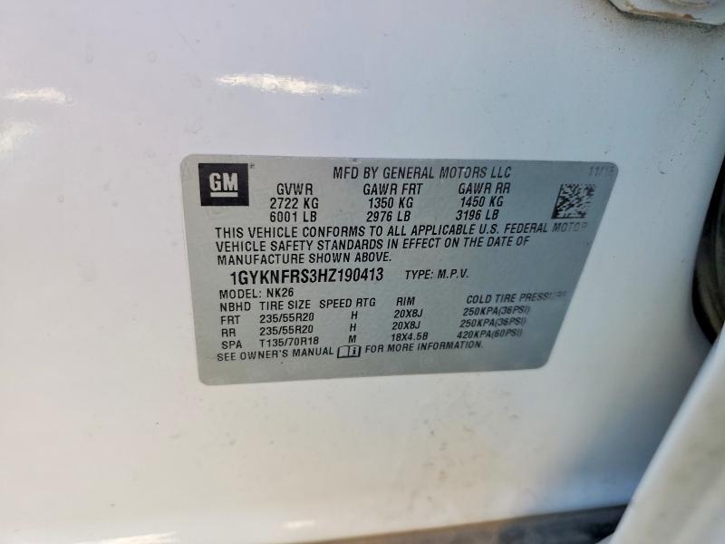 Продаж на аукціоні авто 2017 Cadillac Xt5, vin: 1GYKNFRS3HZ190413, номер лоту: 53005856