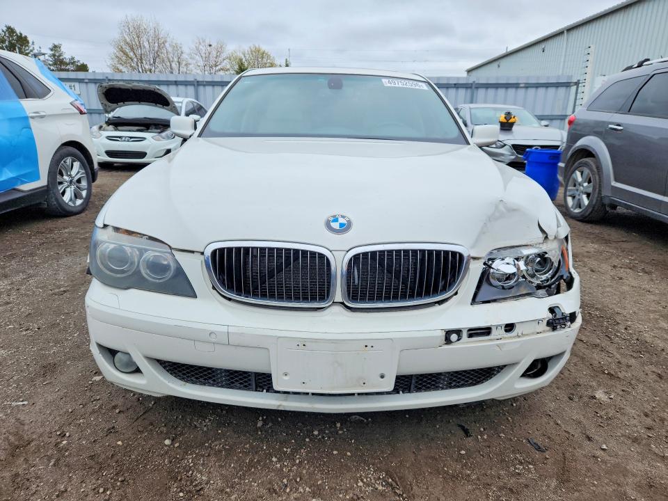 2008 Bmw 750 მანქანა იყიდება აუქციონზე, vin: WBAHL83518DT11745, აუქციონის ნომერი: 49752596
