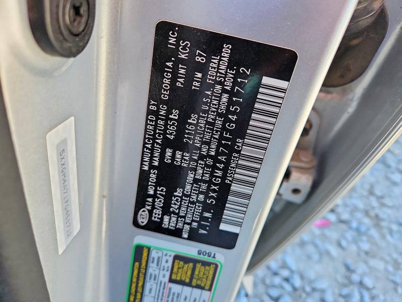 Продаж на аукціоні авто 2015 Kia Optima, vin: 5XXGM4A71FG451712, номер лоту: 51821246