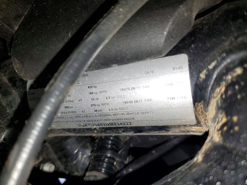 Aukcja sprzedaży 2022 Ktm 890, vin: VBKTU9402NM834222, numer aukcji: 54872976