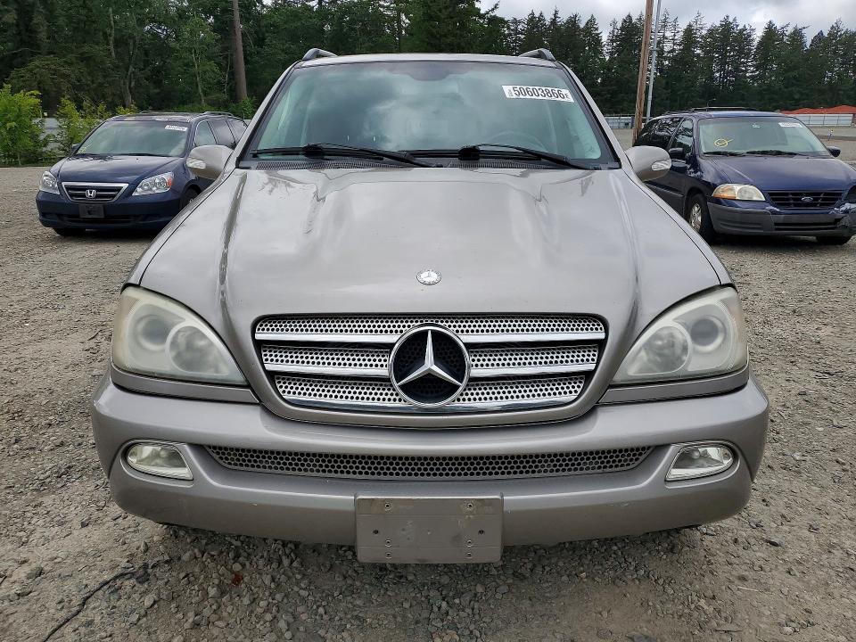 2005 Mercedes-benz Ml მანქანა იყიდება აუქციონზე, vin: 4JGAB57E15A549720, აუქციონის ნომერი: 50603866