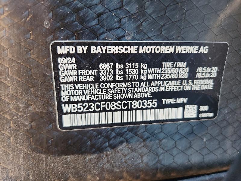 Продажа на аукционе авто 2025 Bmw Ix, vin: WB523CF08SCT80355, номер лота: 54697546