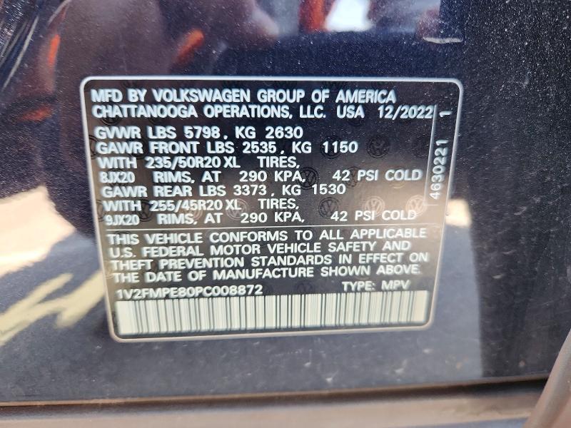 Aukcja sprzedaży 2023 Volkswagen Id.4, vin: 1V2FMPE80PC008872, numer aukcji: 53407326