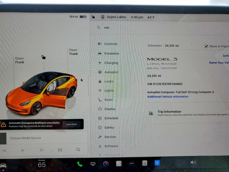 Продаж на аукціоні авто 2022 Tesla Model 3, vin: 5YJ3E1EB7NF346862, номер лоту: 51992576