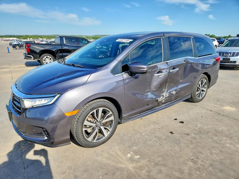 2022 Honda Odyssey მანქანა იყიდება აუქციონზე, vin: 5FNRL6H84NB043826, აუქციონის ნომერი: 53321196
