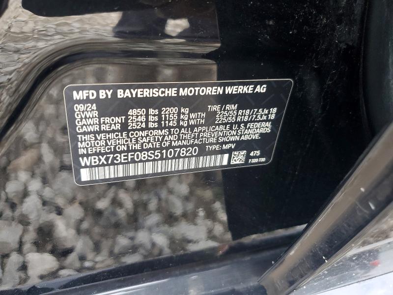 Продаж на аукціоні авто 2025 Bmw X1, vin: WBX73EF08S5107820, номер лоту: 54362556