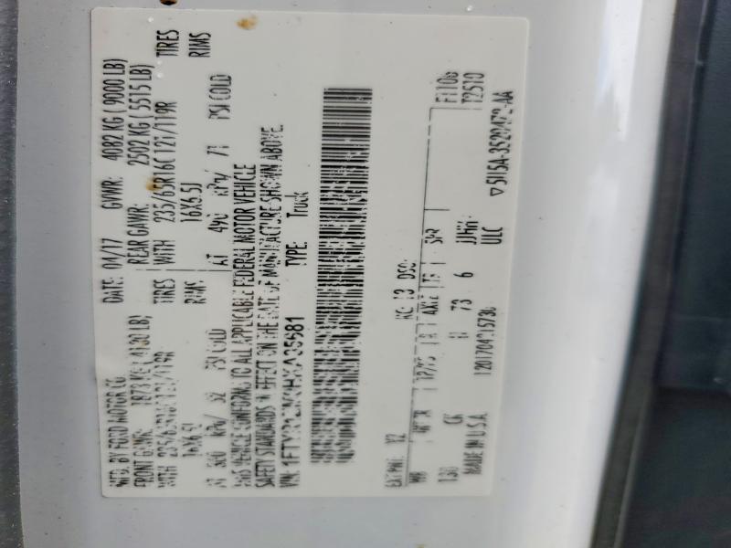 Aukcja sprzedaży 2017 Ford Transit, vin: 1FTYR1ZM0HKA95681, numer aukcji: 55309986