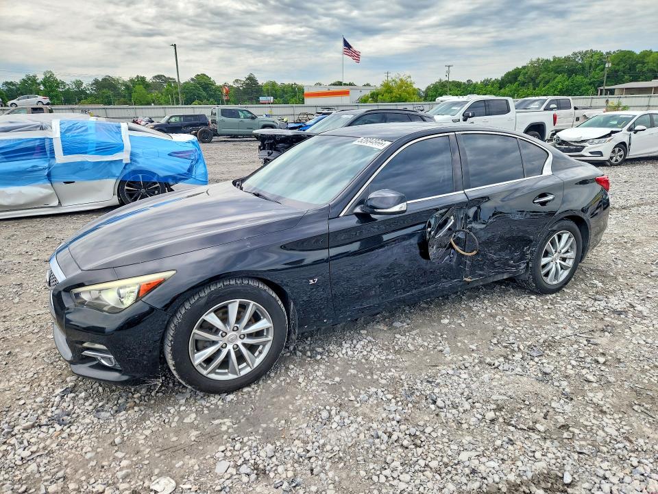 2015 Infiniti Q50 მანქანა იყიდება აუქციონზე, vin: JN1BV7AP4FM356485, აუქციონის ნომერი: 52684866