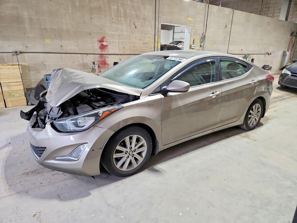 53715766 :رقم المزاد ، 5NPDH4AE4FH619157 vin ، 2015 Hyundai Elantra مزاد بيع