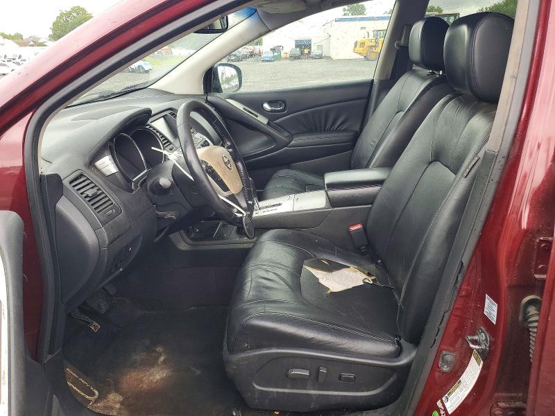 2010 Nissan Murano მანქანა იყიდება აუქციონზე, vin: JN8AZ1MW3AW110445, აუქციონის ნომერი: 53941466