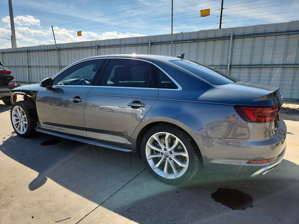 2019 Audi A4 მანქანა იყიდება აუქციონზე, vin: WAUDNAF4XKA044343, აუქციონის ნომერი: 52870586