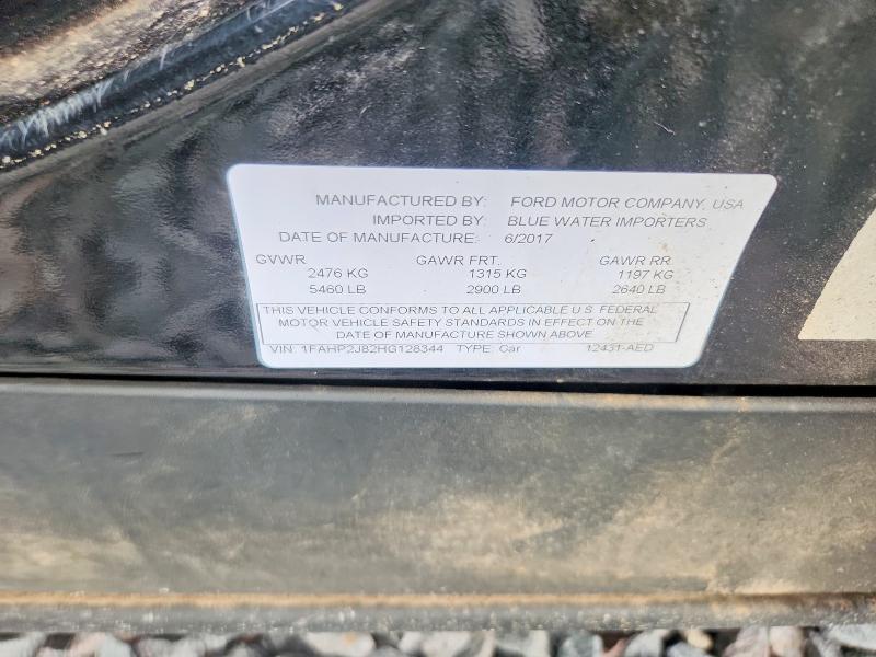 2017 Ford Taurus მანქანა იყიდება აუქციონზე, vin: 1FAHP2J82HG128344, აუქციონის ნომერი: 53238156