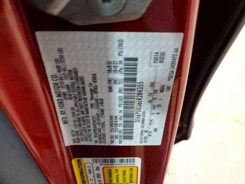 Продажа на аукционе авто 2014 Ford Fusion, vin: 3FA6P0RU6ER284355, номер лота: 52400256
