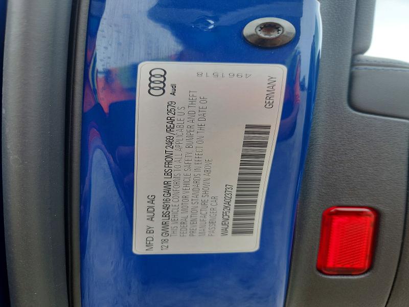 Продажа на аукционе авто 2019 Audi A5, vin: WAUENCF52KA023737, номер лота: 52684486