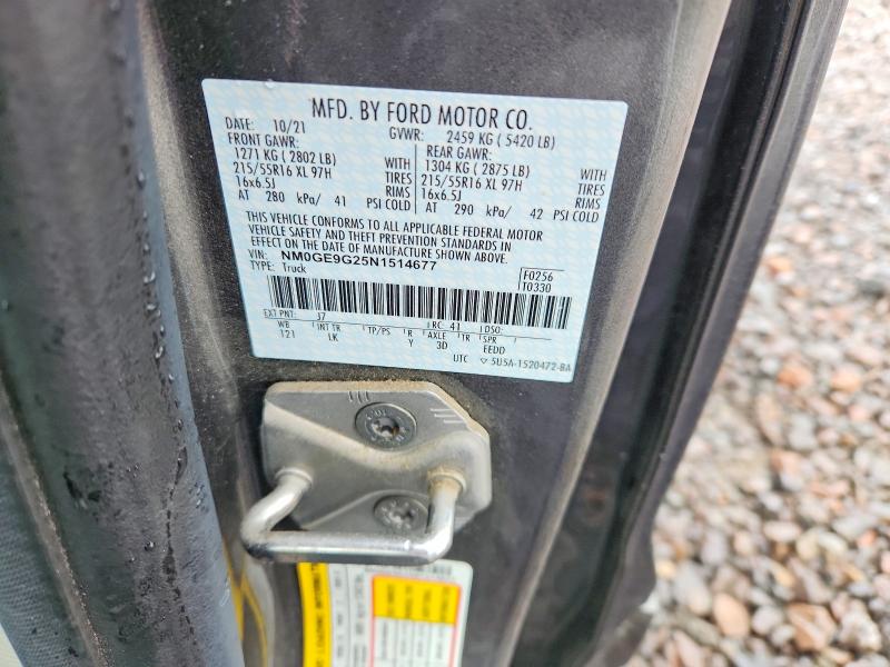 Продажа на аукционе авто 2022 Ford Transit Connect, vin: NM0GE9G25N1514677, номер лота: 52937706