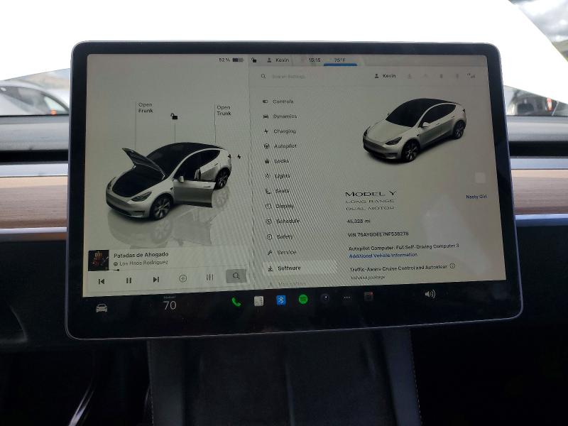Auction sale of the 2022 Tesla Model Y, vin: 7SAYGDEE7NF538278, lot number: 55373306